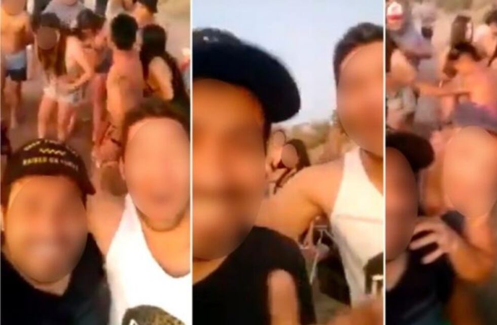 Se filtró un video de una fiesta clandestina con más de 100 personas en el río Mendoza