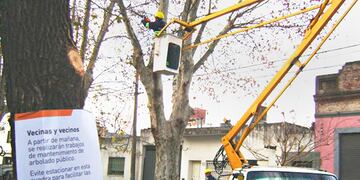 Patrullero del Comando Radioelu00e9ctrico de la policu00eda de Santa Fe.