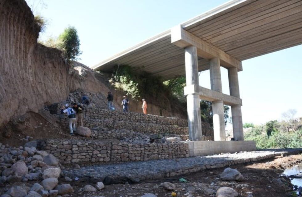 Tafí Viejo: está a punto de finalizar la construcción del puente de calle Maipú