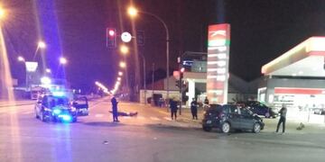 El motociclistas murió al ser embestido por un auto en Avellaneda y Carballo\u002E (Min\u002E Seguridad)