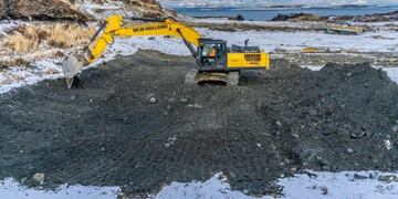 Obras para el relleno Sanitario de Ushuaia\u002E