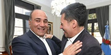 Juan Manzur, Sergio Casas y ONG israelí