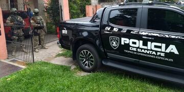 El defensor Claudio Tavella fue capturado durante un allanamiento en la casa de sus padres\u002E (Juan José García)