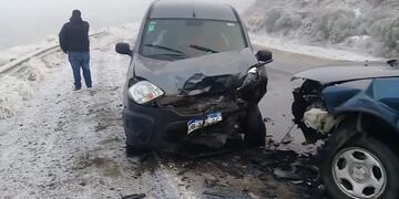 Choque por el hielo en Neuquén