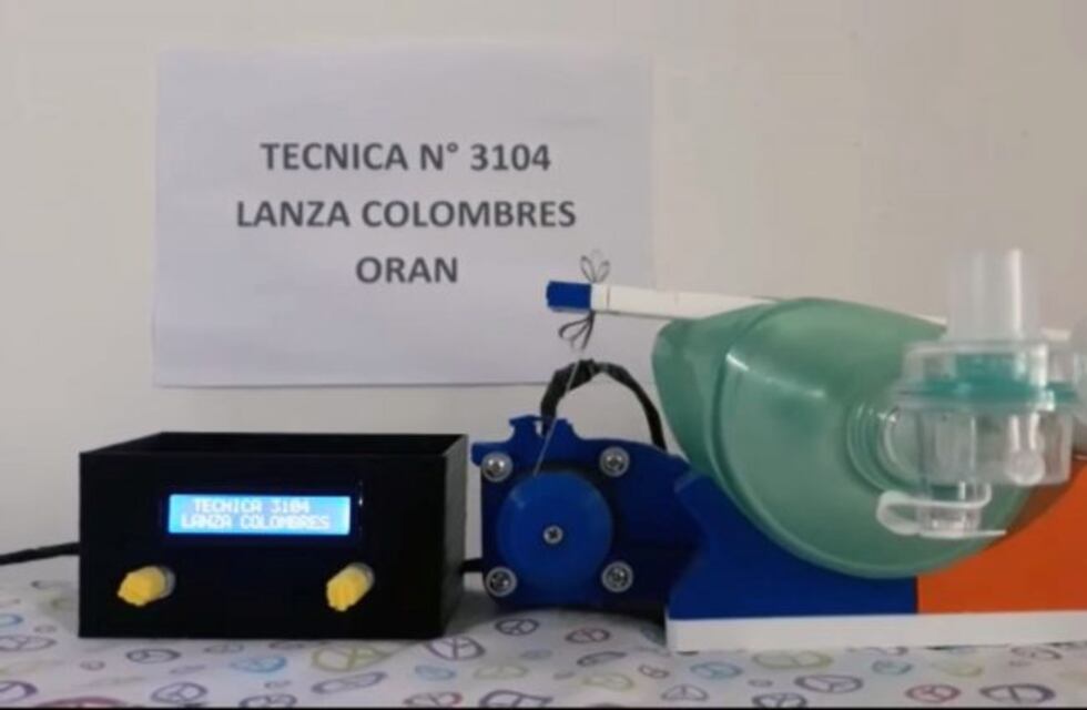 En la Escuela Técnica de Orán fabrican un prototipo de respirador artificial