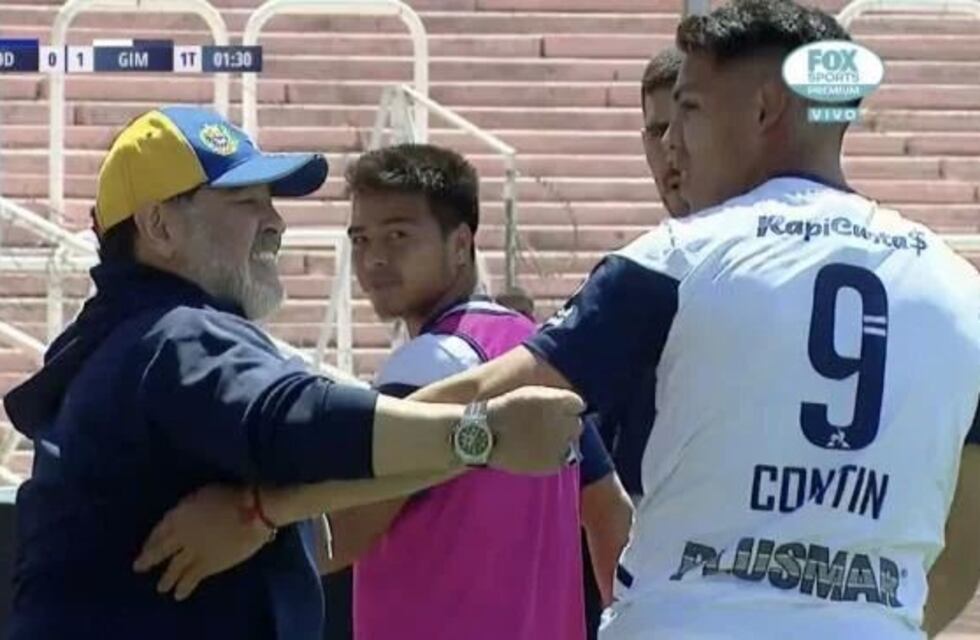 El correntino Nicolás Contín marcó en el equipo de Maradona