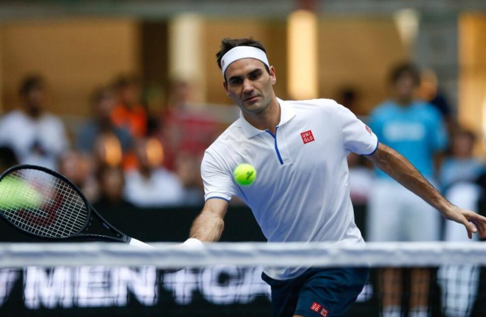 Alexander Zverev venció a Roger Federer en una exhibición en Parque Roca