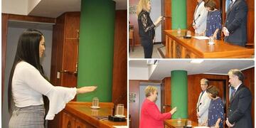 Viedma: asumieron nuevas secretarias para reforzar el fuero de Familia