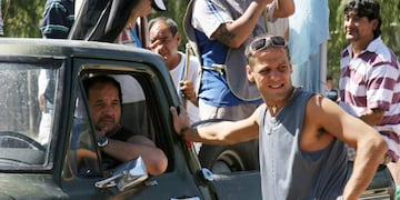 (((ACOMPAÑA CRÓNICA))) BAS01\u002E BUENOS AIRES (ARGENTINA) 17/05/2011\u002E- Fotograma del programa de televisión El puntero cedido hoy, martes 17 de mayo de 2011, que se transmite en Argentina\u002E La serie muestra escenas de clientelismo político, corrupción y negociados entre dirigentes en busca de poder, su estreno, pocos meses antes de las elecciones generales del país, levantó gran polvareda\u002E EFE/CANAL 13/SOLO USO EDITORIAL NO VENTAS buenos aires julio chavez Rodrigo de la Serna programa de television el puntero escena capitulo escenas nueva serie actores protagonistas