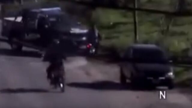 Persecución policial a motos en Rosario