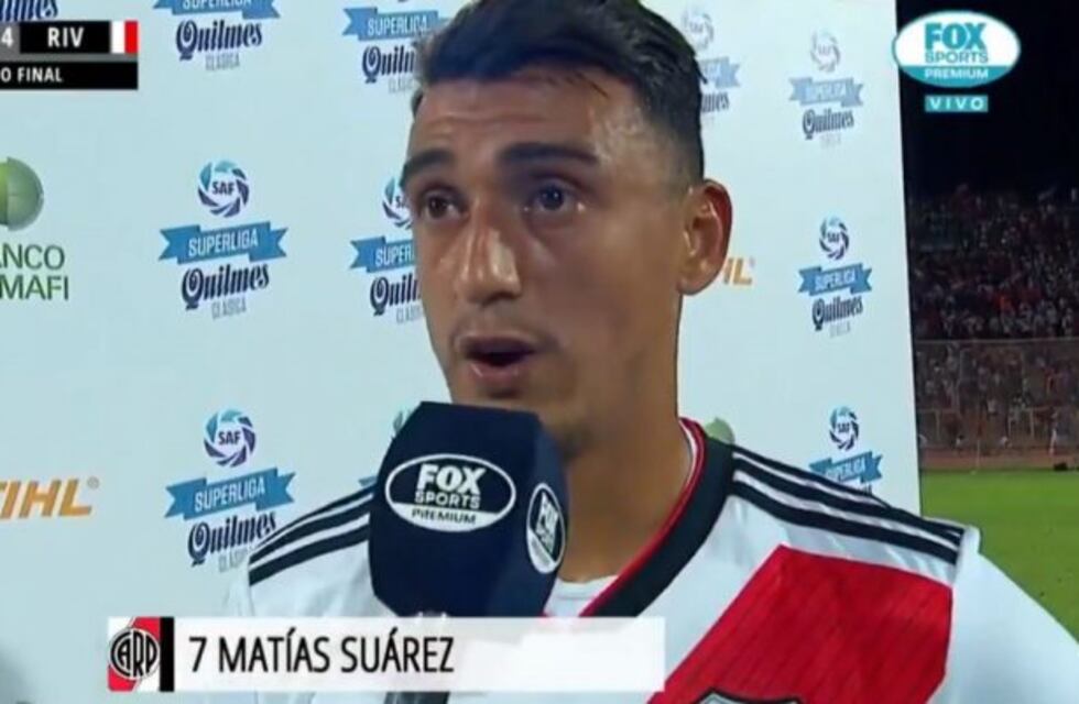 Matías Suárez luego de su debut en River: "Vuelvo a pedir perdón a la gente de Belgrano con todo el corazón"
