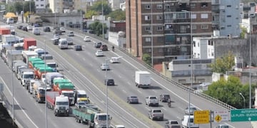 Terror en la Autopista 25 de Mayo: la Policía persiguió a los tiros a un grupo de delincuentes. Foto: Archivo