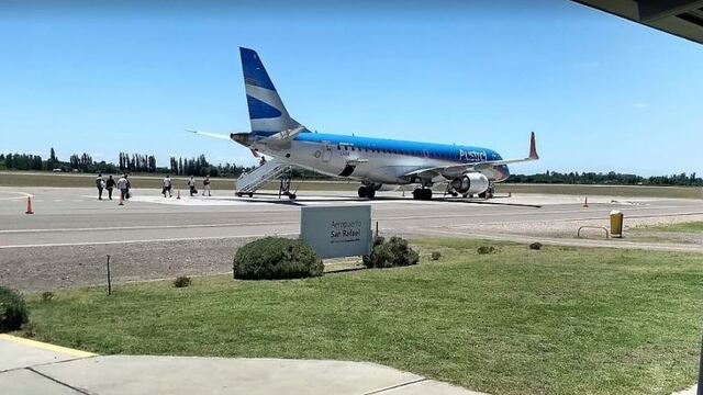 Aeropuerto Santiago Germanó en San Rafael. Archivo