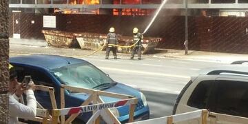 Incendio en Vicente López