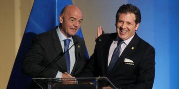 La Conmebol quiere la Copa América con 16 equipos y organizar el Mundial en 2030