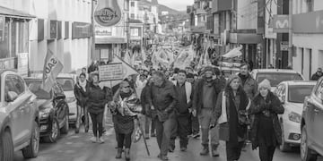 Paro Nacional en Ushuaia - 30 de Abril del 2019