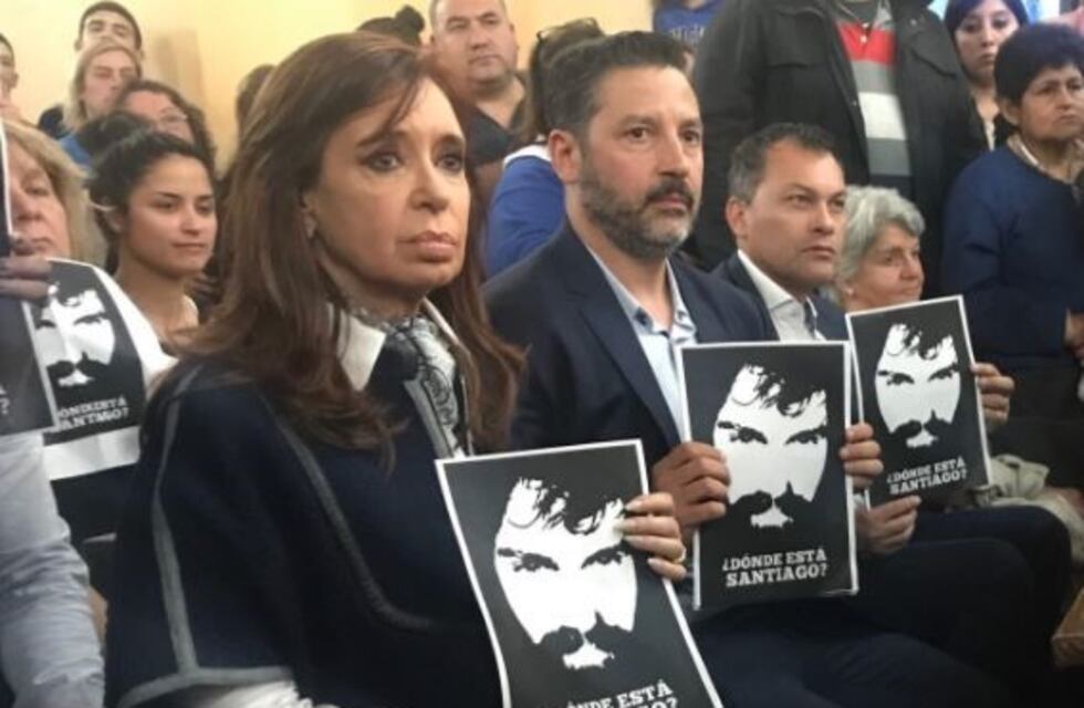 Cristina Kirchner participó de una misa por la "aparición con vida" de Maldonado