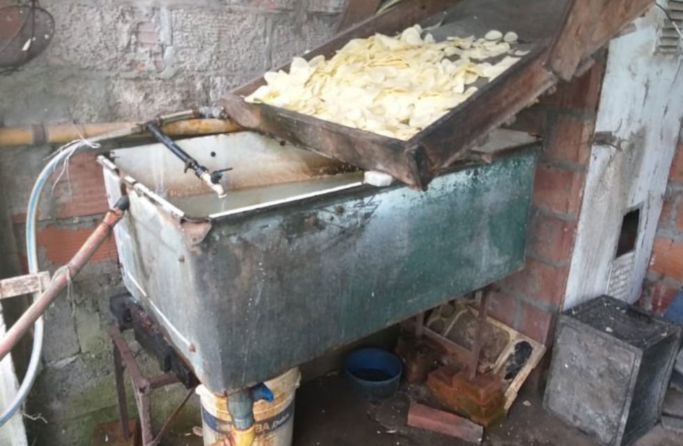Papas fritas clandestinas: clausuraron una fábrica en la zona de San Luis