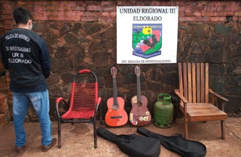 La policía recuperó objetos robados en Eldorado