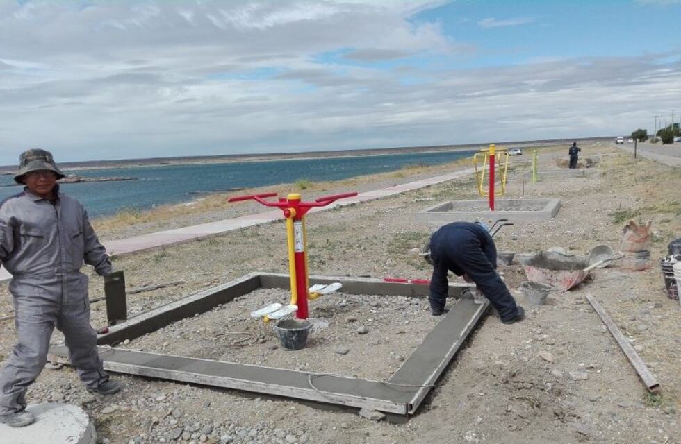 Puerto Deseado: nueva Plaza Saludable en zona de la costanera