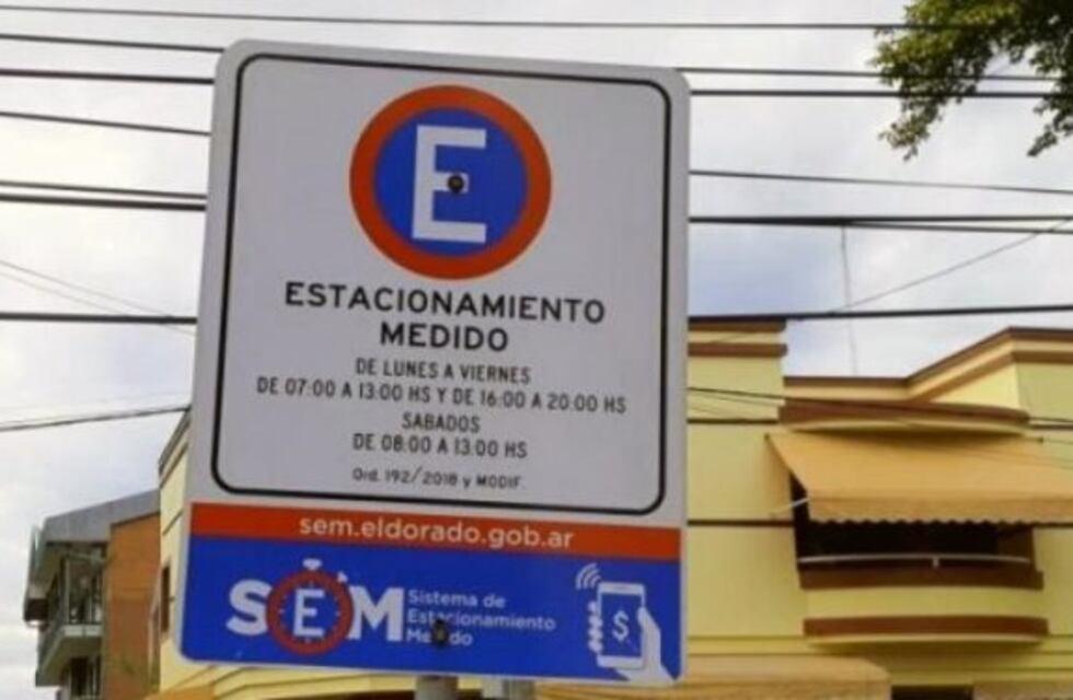 Comenzó la prueba piloto del Sistema de Estacionamiento Medido de Eldorado