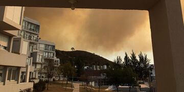 Incendio en La calera