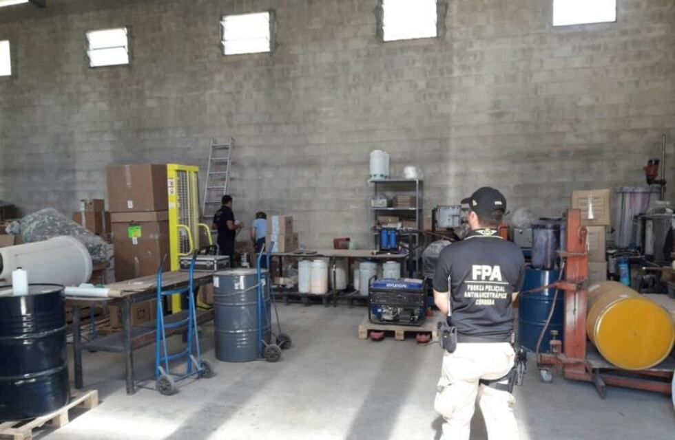 Operativo antidrogas: dos empresas con multas graves por precursores no registrados