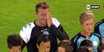 Como Pirata en el agua\u002E José Meolans, padrino para los deportistas de Belgrano\u002E