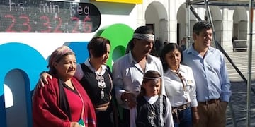 Cuañeri, participó representando a la provincia junto a otros originarios de su etnia \u002E