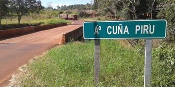 Puente sobre el arroyo Cuña Pirú\u002E (MisionesOnline)
