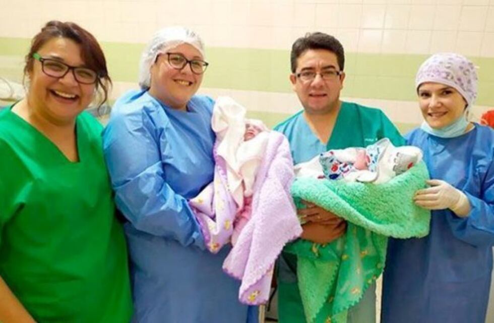 Nacieron mellizos en Victorica, lo que no se producía desde hace 13 años