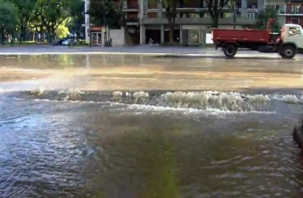 Corte en Avenida del Libertador y Salguero por la reparación de un caño
