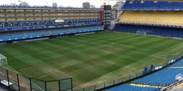 Daniel Angelici, presidente de Boca, reconoció que el césped de La Bombonera no está en buen estado para albergar el amistoso entre Argentina y Haití\u002E