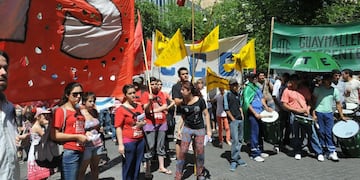 Postales de Mendoza en huelga general