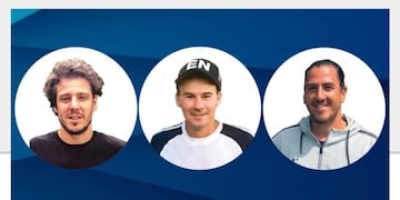Gastón Gaudio, Guillermo Coria y Guillermo Cañas, nuevos capitanes del equipo argentino de Copa Davis\u002E Foto: AAT