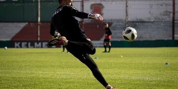 Germán Salot volvió para ser titular\u002E Y este viernes cuidará el cero en el arco propio en el último amistoso\u002E