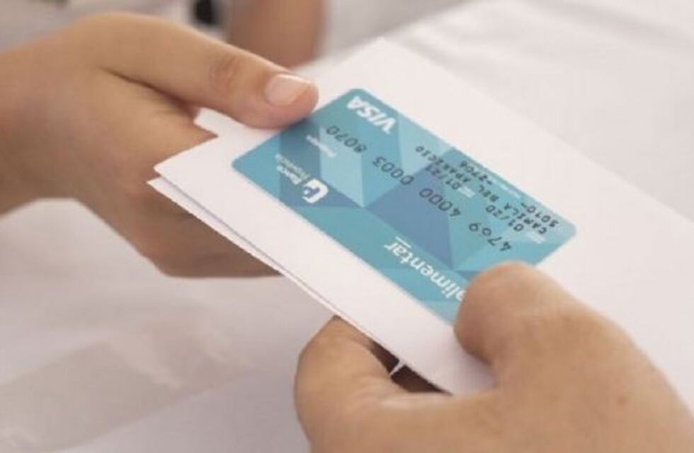 La Tarjeta Alimentar se entregará personalmente. Dónde y cuándo concurrir.