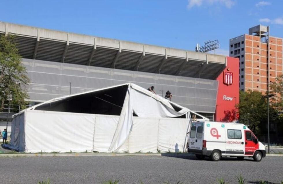 Se suma un nuevo hospital móvil en el estadio de Estudiantes