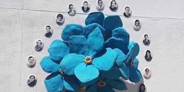 Se presentó el mural de Dante Taparelli en el cementerio El Salvador\u002E (Con La Gente)