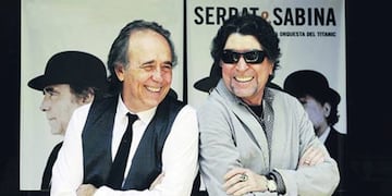 Joaquín Sabina y Joan Manuel Serrat se dieron un inesperado \