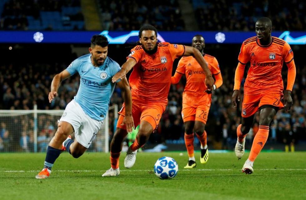 Champions: Lyon sorprendió al Manchester City y le ganó 2-1
