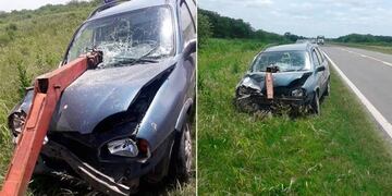 Choque en Ruta Provincial 36\nCrédito: LaPirámide