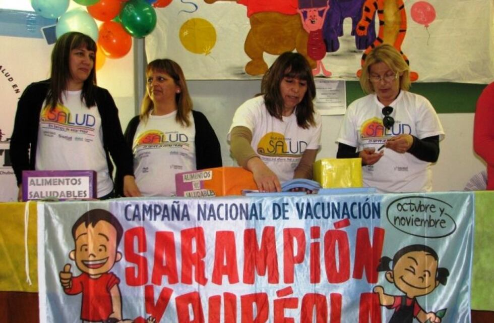 Se inició la campaña de vacunación contra el sarampión y la rubéola
