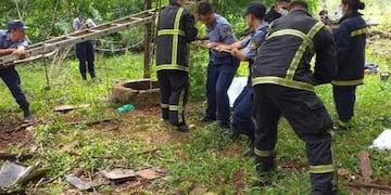 Irineo Domínguez fue encontrado muerto adentro de un pozo en una chacra\u002E