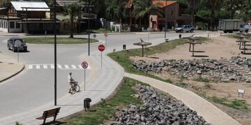 La avenida Costanera de Miramar de Ansenuza se extenderá por 300 metros más\u002E