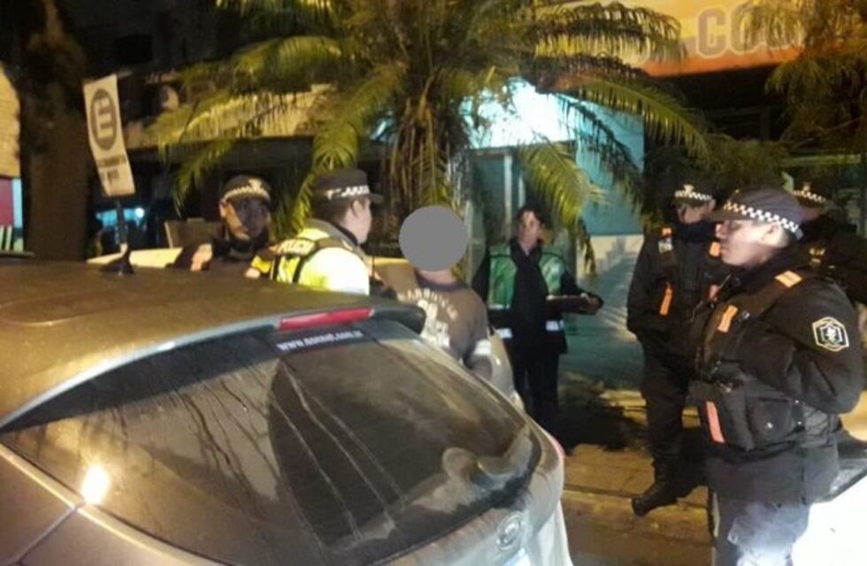 Detienen a un hombre durante un operativo de alcoholemia