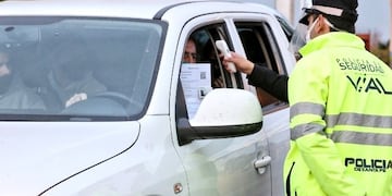 La Agencia de Seguridad Vial reforzó los controles sobre el peaje de la Autopista Rosario-Buenos Aires a la altura de General Lagos por la pandemia\u002E (@redsegvial)