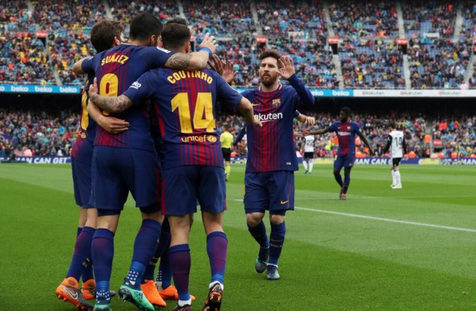 El Barcelona se repuso de la eliminación en la Champions con un triunfo ante Valencia