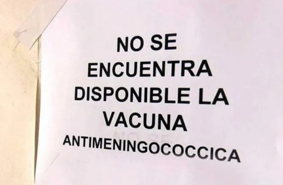 Hay escasez de vacunas contra la meningitis en toda la provincia