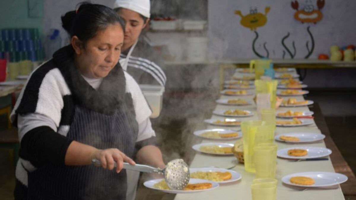Se duplicó la cantidad de chicos en comedores escolares de Barrios de Pie